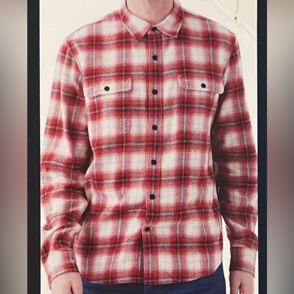 Lucky Brand Other - Lucky Brand Men's Button-Down Humboldt Woven Long Sleeve Flannel Shirt S